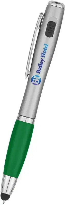 Trio Pen With LED Light And Stylus