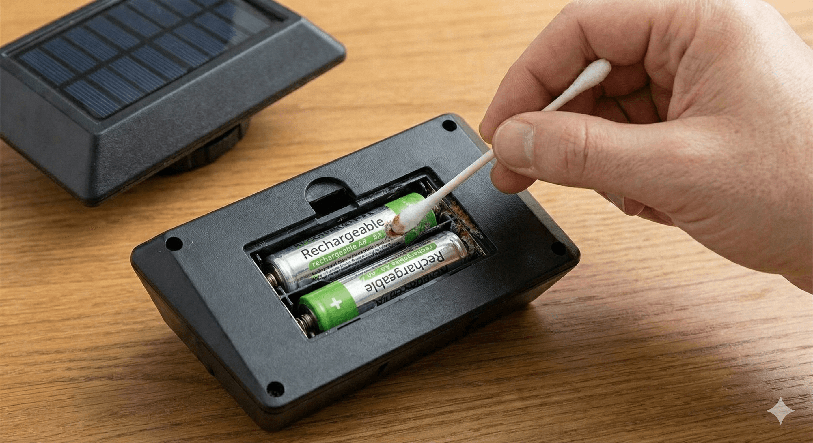 Step 4 - Check and Clean the Batteries