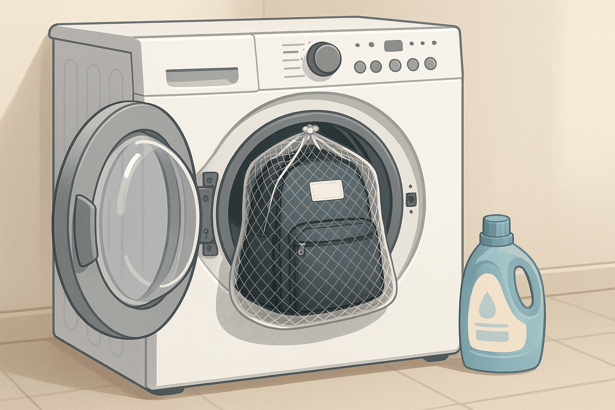 How to Wash a Backpack in the Washing Machine at Home