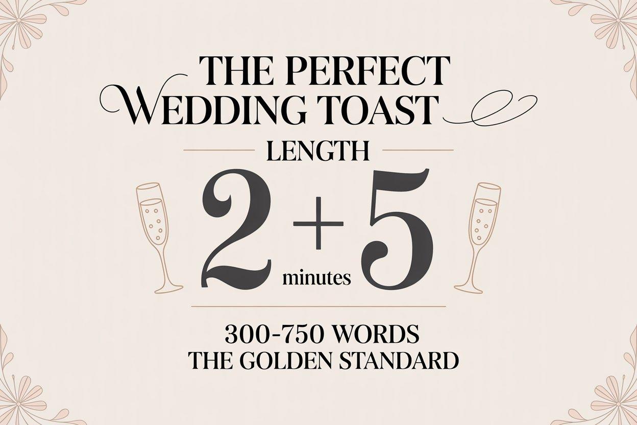ideal wedding toast length is between 2 to 5 minutes.jpeg