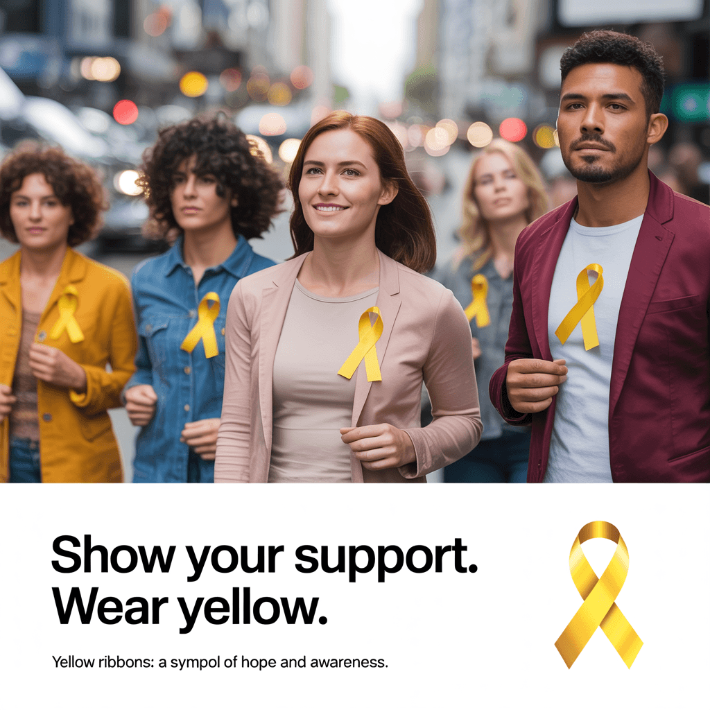 The Complete Guide to Yellow Awareness Ribbons