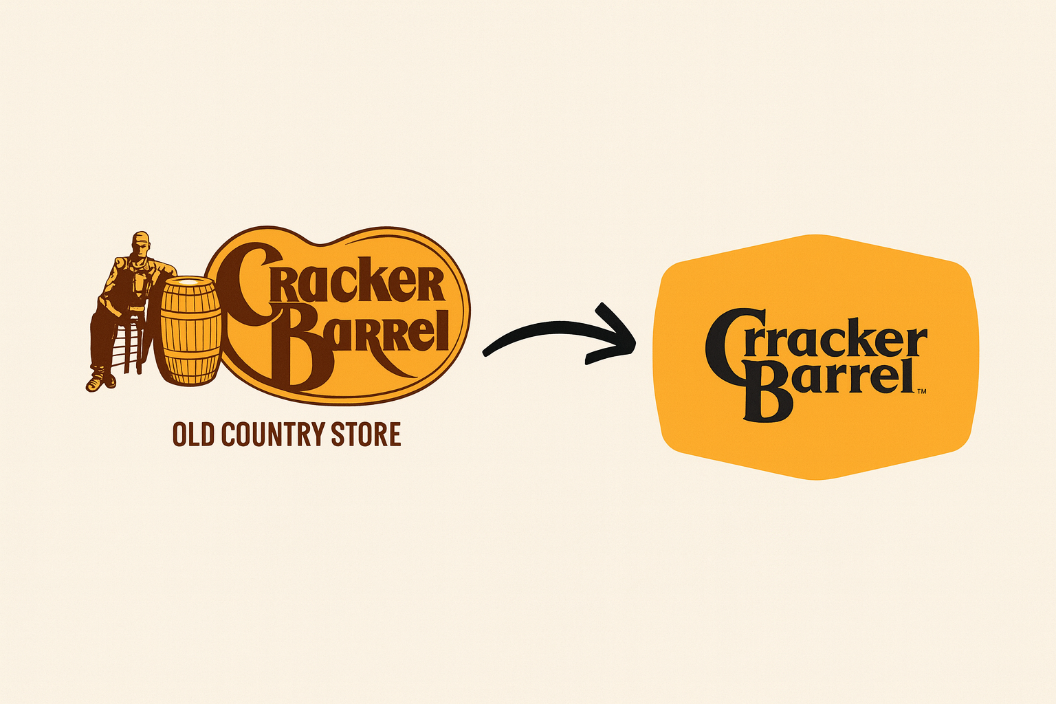 When Your Logo Redesign Backfires What Cracker Barrel Mistake Teaches Us About Brand Identity