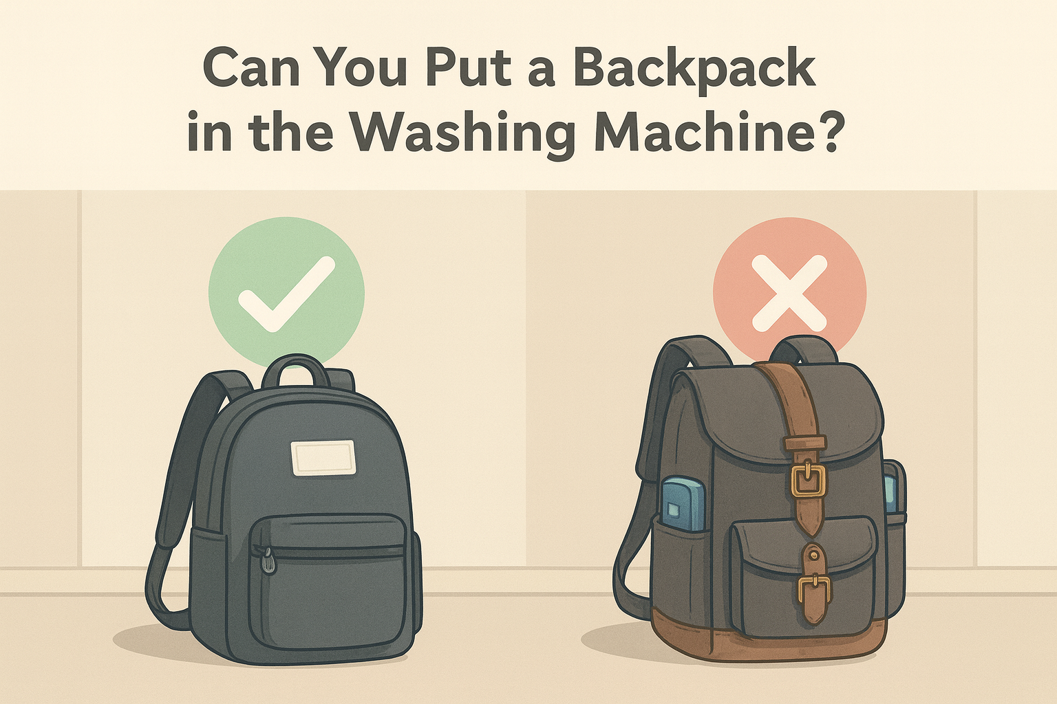 can you wash backpack in washing machine safety guide